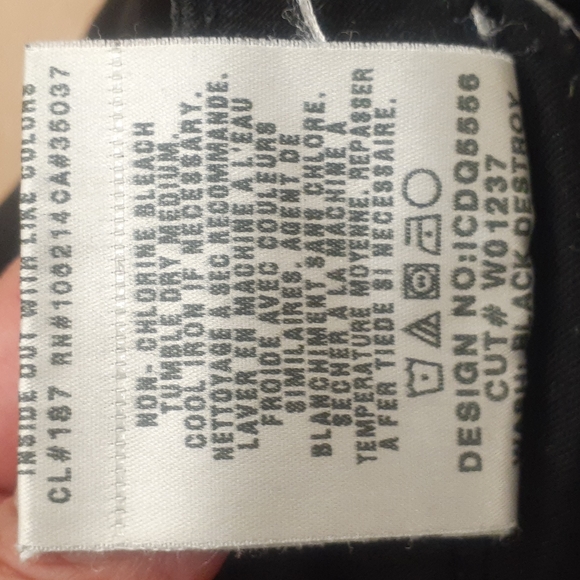 Joe's Jeans Distressed SKINNY Black Jeans Jeggings W 29 - Picture 6 of 12